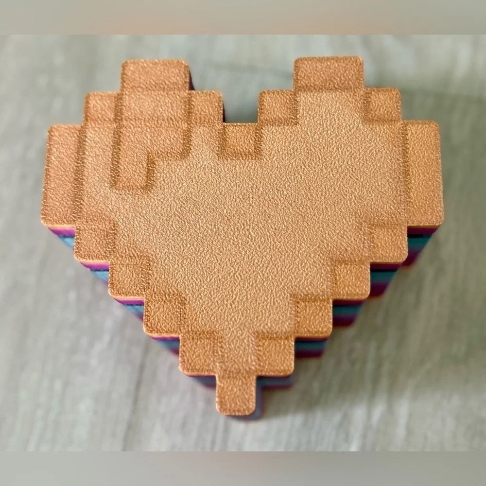 3D Printed‎ Frustration Heart Jewelry Box Valentines Gift